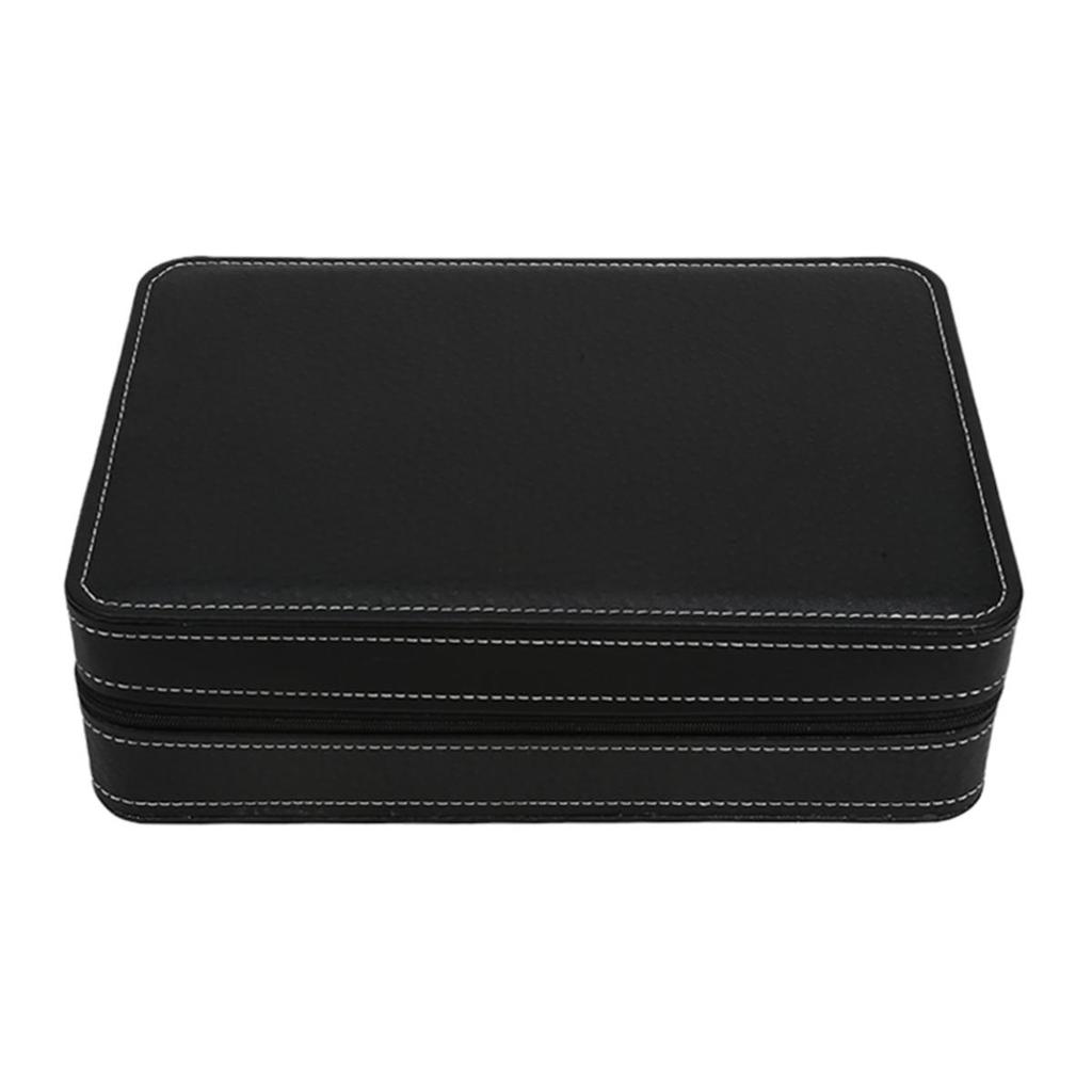 Multiple Slots Classic Style Portable Storage Bag For Watch Protection Zipper Watch Box For Home Storage Holiday Gift