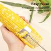 Овощечистка для кукурузы из нержавеющей стали, молотилка для кукурузы в початках, эргономичная ручка, инструмент для быстрого удаления зерен кукурузы для кухни, барбекю
