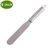 6/8/10 Inches Cream Smoother Pastry Stainless Steel Bake Butter Spatula Cake Cutter