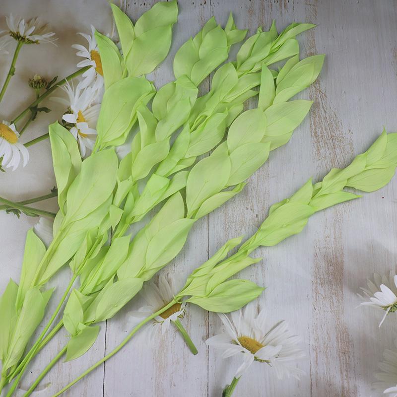 DIY Floral Art Ornament: Preserved Tangerine & Fishtail Leaf, Lily, Bamboo Dried Flowers – Ikebana Photo Prop for Home Décor.