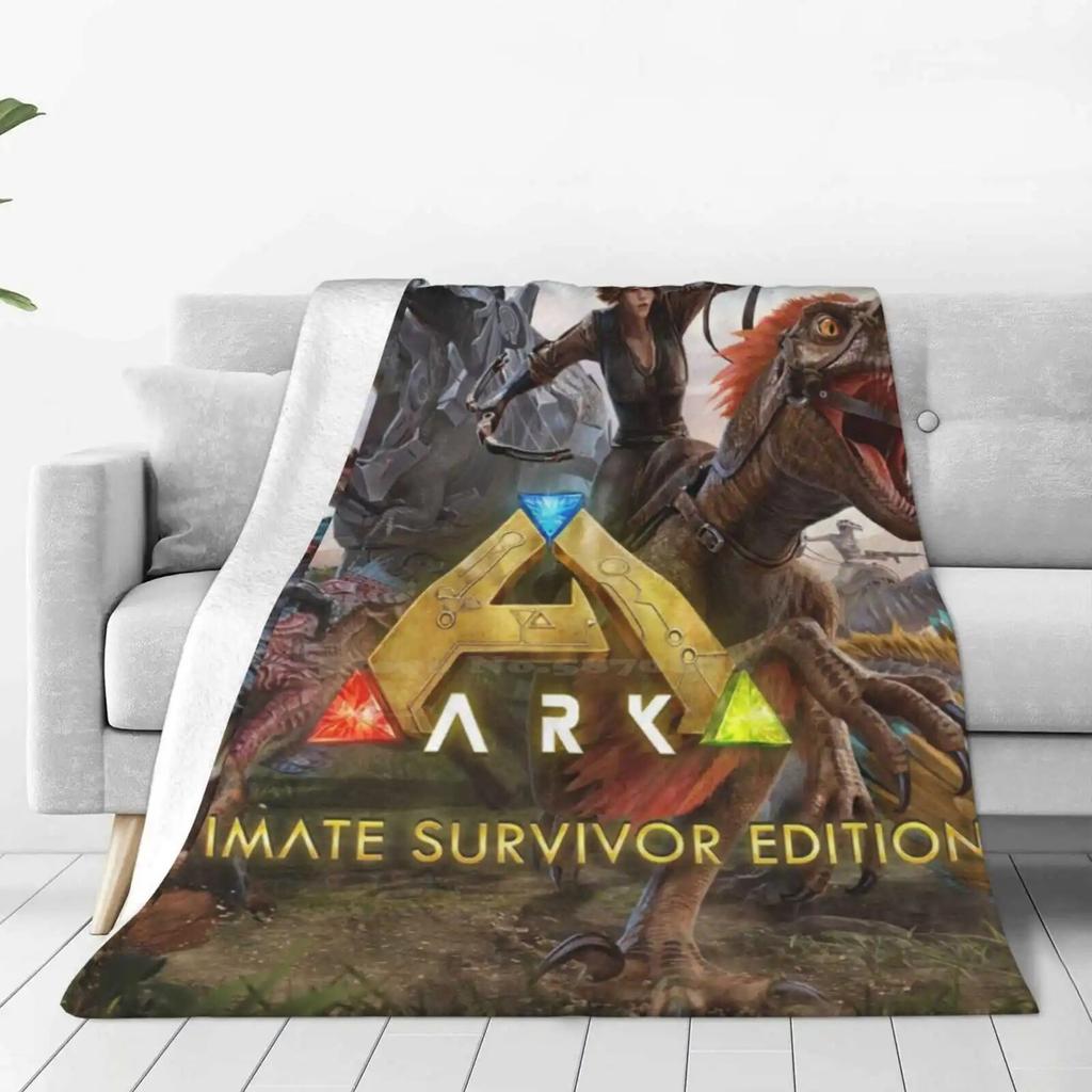 Ark Survival Evolved Ultimate Edition Four Seasons Comfortable Warm Soft Throw Blanket Ark Survival Evolved Gaming Dinosaurs