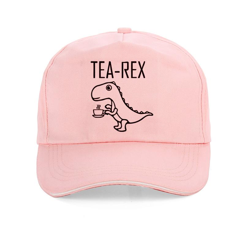 Кепка Tea Rex Смешной Графический Динозавр Милый Бейсболка Модная Мужская Женская Мультяшный Принт Летний Козырек Хип-Хоп Snapback Кепки Для Улицы