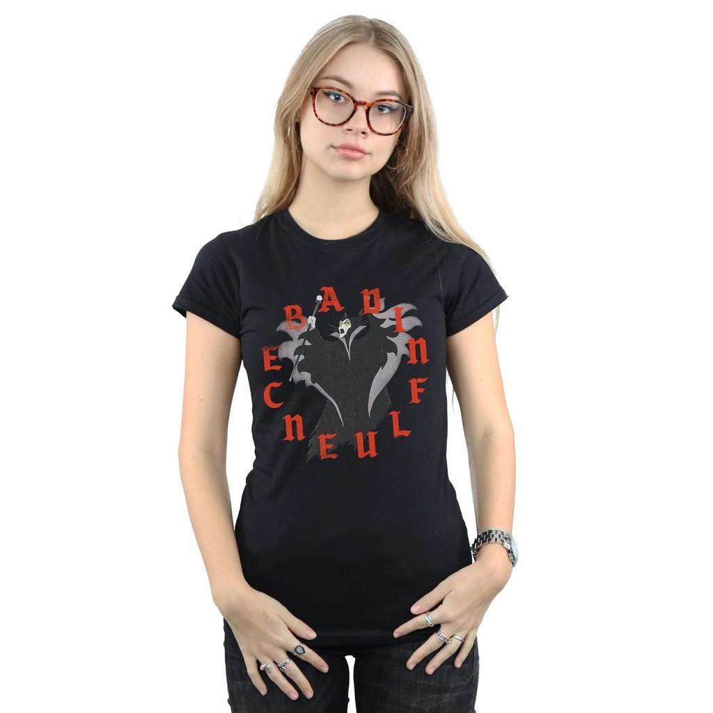 Disney Womens/Ladies Maleficent Bad Influence Cotton T-Shirt