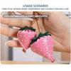 Hanger Fruit Pendant Pear Bag Pendant Multi-color Leather Keychain  Bag Ornament
