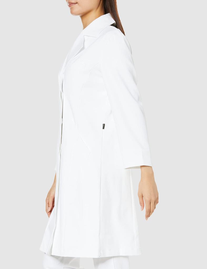 Рукав пальто доктора для промышленности MK0047 Белый S [Michelle Cran] Женский 3/4 [Антипрозрачный/Антистатичный/Эластичный/Антибактериальный/Подходит для стирки]