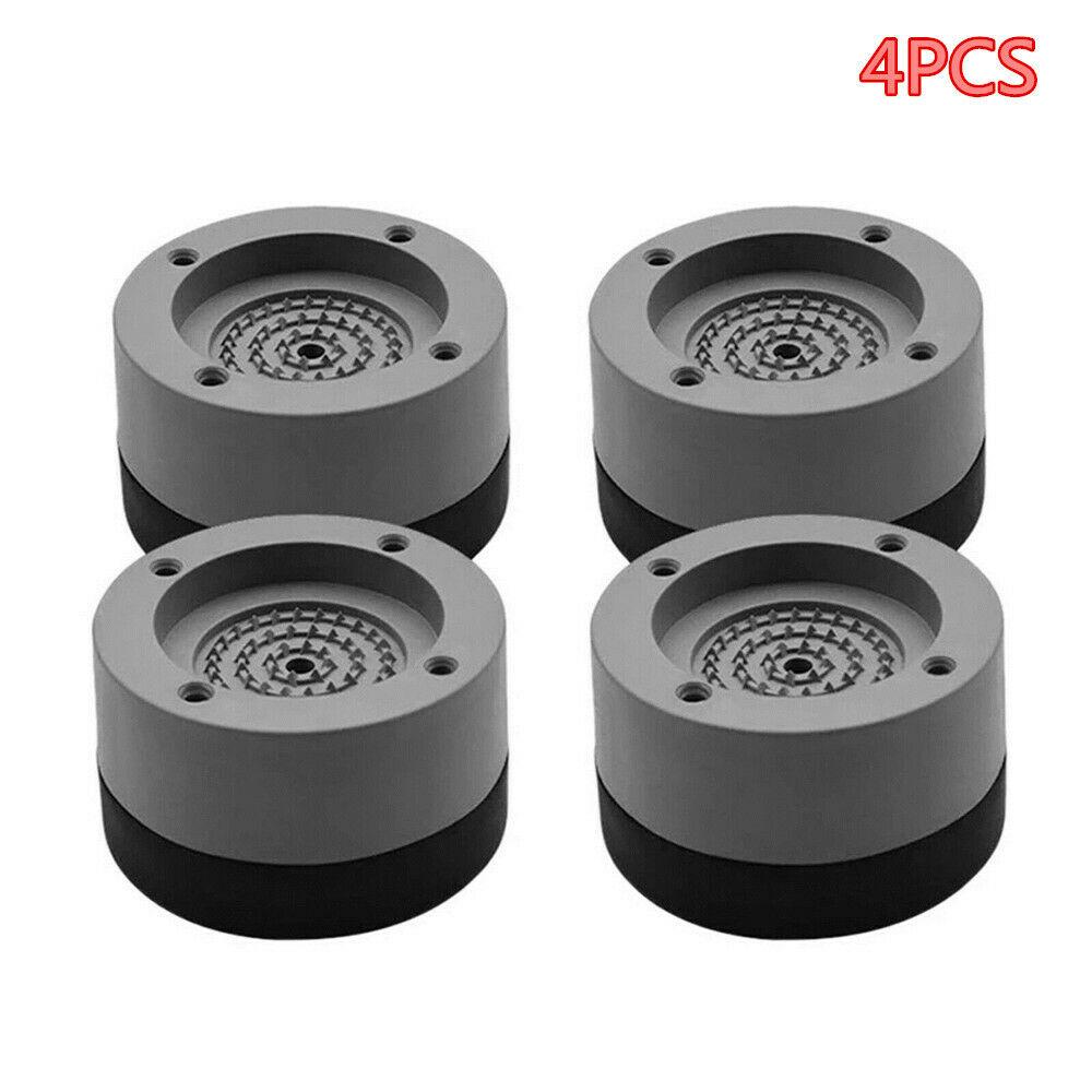 4x Anti-Vibration Pads Anti-slip Noise-reducing Washing Machine Feet No-slip Mat