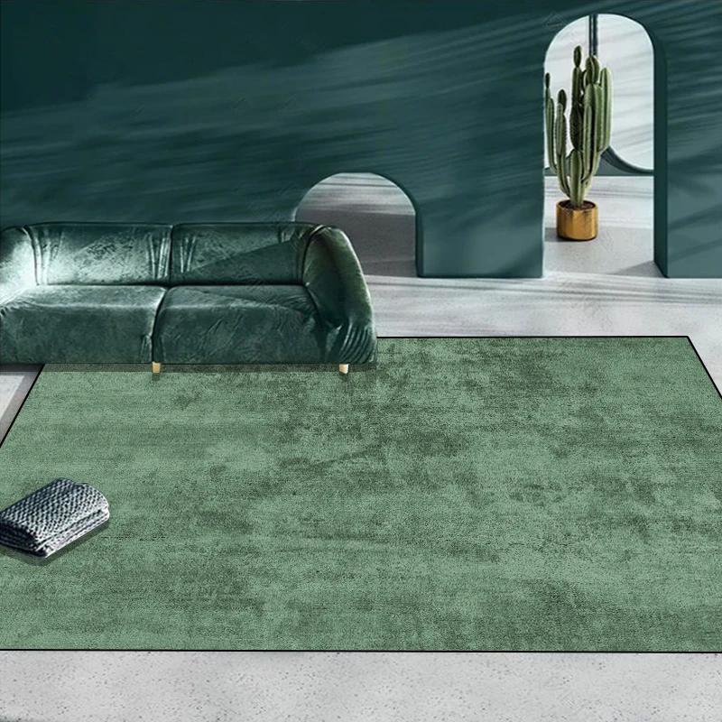 Украшение дома Зеленые ковры Гостиная Легкая роскошь Ковер Вечеринка Прихожая Декор Коврик для пола Спальня Гардеробная Мягкий ковер Противоскользящий
