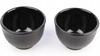 CAST IRON CUPS AND BOTTLES SET FOR 6 PEOPLE FOR TEA AND HERBS 100 ml BLACK