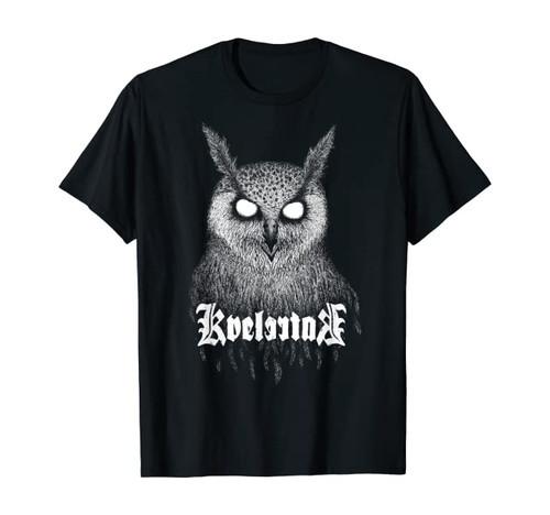 Kvelertak Футболка с совой Унисекс Футболка