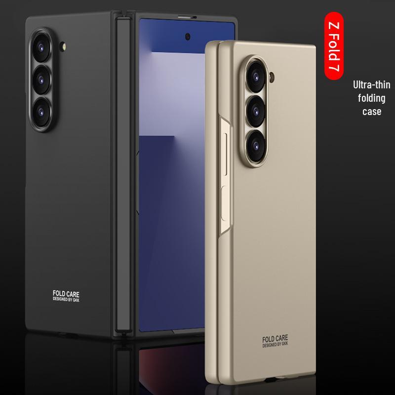 Ультратонкий матовый чехол для телефона Samsung ZFold7: Модный, Однотонный, Складной Защитный Чехол
