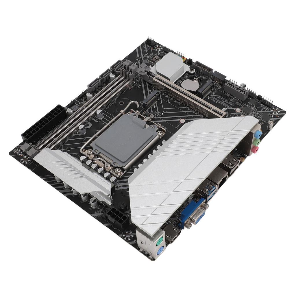 Материнская плата B760M K DDR4 LGA1700 для Intel GEN12 13-й серии MATX Материнская плата с PCIe 4.0 слотом M.2 SATA3.0 USB 3.0 Aura