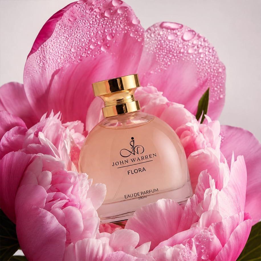 JOHN WARREN FLORA Luxury Perfume For Women, Long-Lasting Eau De Parfum