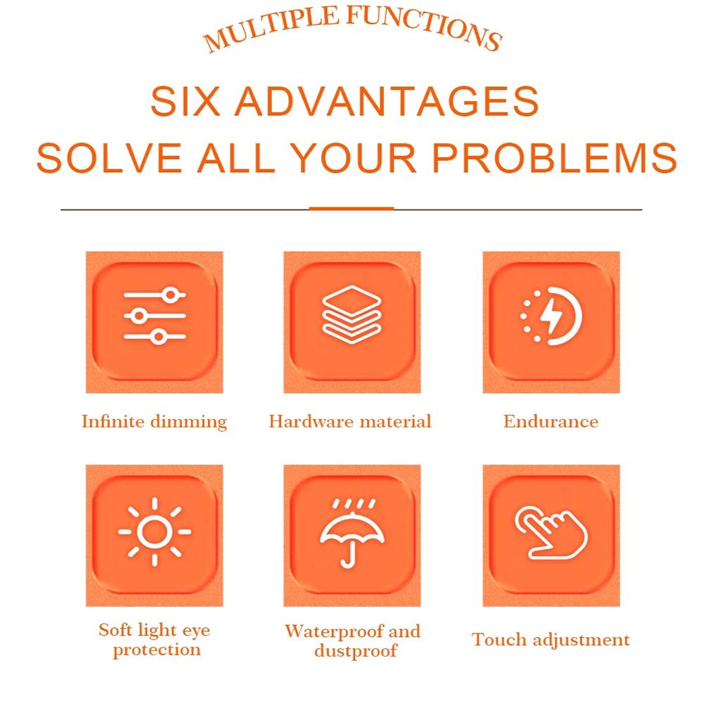 Mushroom Table Lamp USB Charging Flower Buds Table Lamp Touch Dimming Bedroom Bedside Decorative Lamps