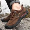 New Men's Casual Shoes High Quality Outdoor Hiking Shoes for Men Sneakers Genuine Leather Camping Shoes Walking Travel Men Shoe