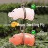 UV Color-Changing Pig Pendant & Duck Charm Key Toy for Bags & Phones