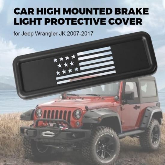 Накладка на 3-й стоп-сигнал для Jeep Wrangler JK 2007-2017 Аксессуары для фар Флаг США