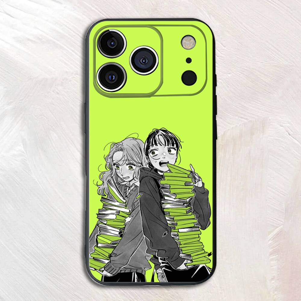 Cartoon Aya Osawa Mitsuki Koga Black Matte Phone Case For iPhone 17,16,15,14,13,12,13,12,11 Pro Max Plus mini XS Soft Back Cover