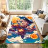 Super Saiyan Energy Blast Non-Slip Home Carpet Design for Office Decor Living Room Bedroom Gift
