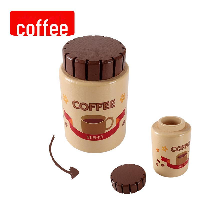 Игровой деревянный кухонный набор Yiwang включает в себя сковороду и кастрюлю для приготовления еды Qieqi Le.