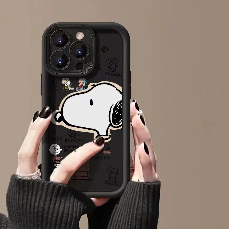 Модный чехол Snoopy для iPhone 17/16 Pro Max/15 Pro/14/13