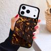 Tortoise Shell Pattern Marble Phone Case For iPhone 17 Air 16 15 14 13 12 11 Pro Max Plus
