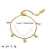18K Gold Stainless Steel Chain Bracelet - Elegant DIY Jewelry for Women
