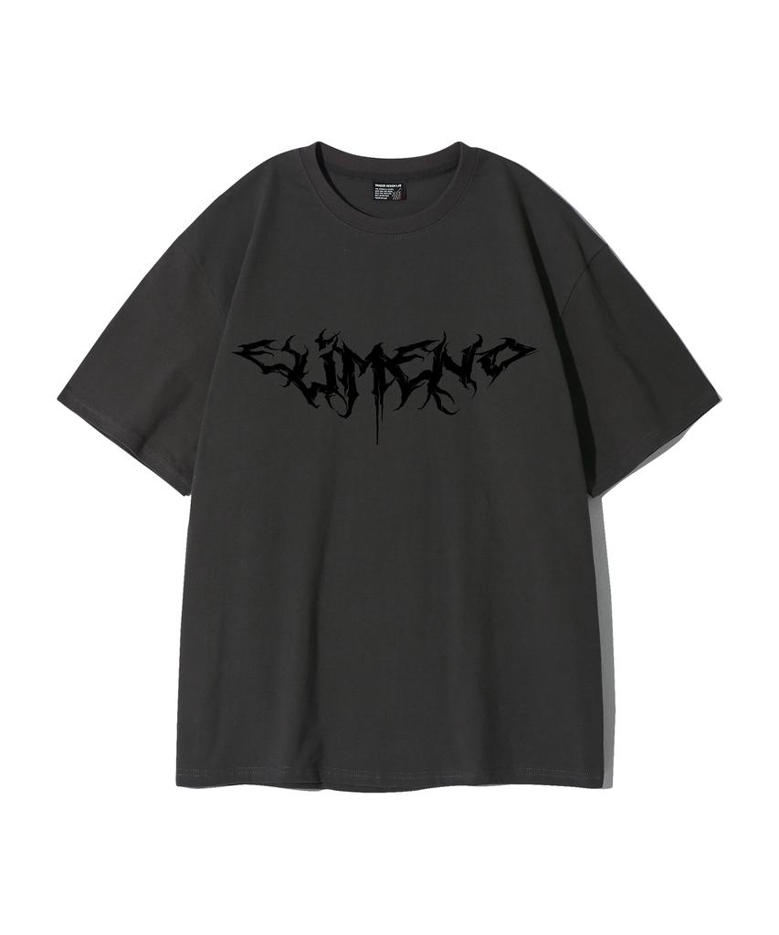 ELIMENO El Strenzie Футболка с коротким рукавом Угольный