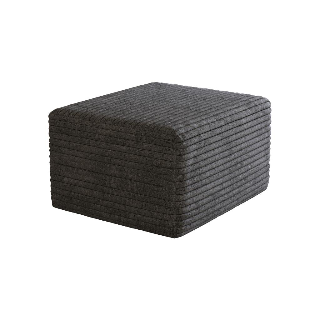Y152-OTTOMAN-DARK  1 Ottoman Dark Grey