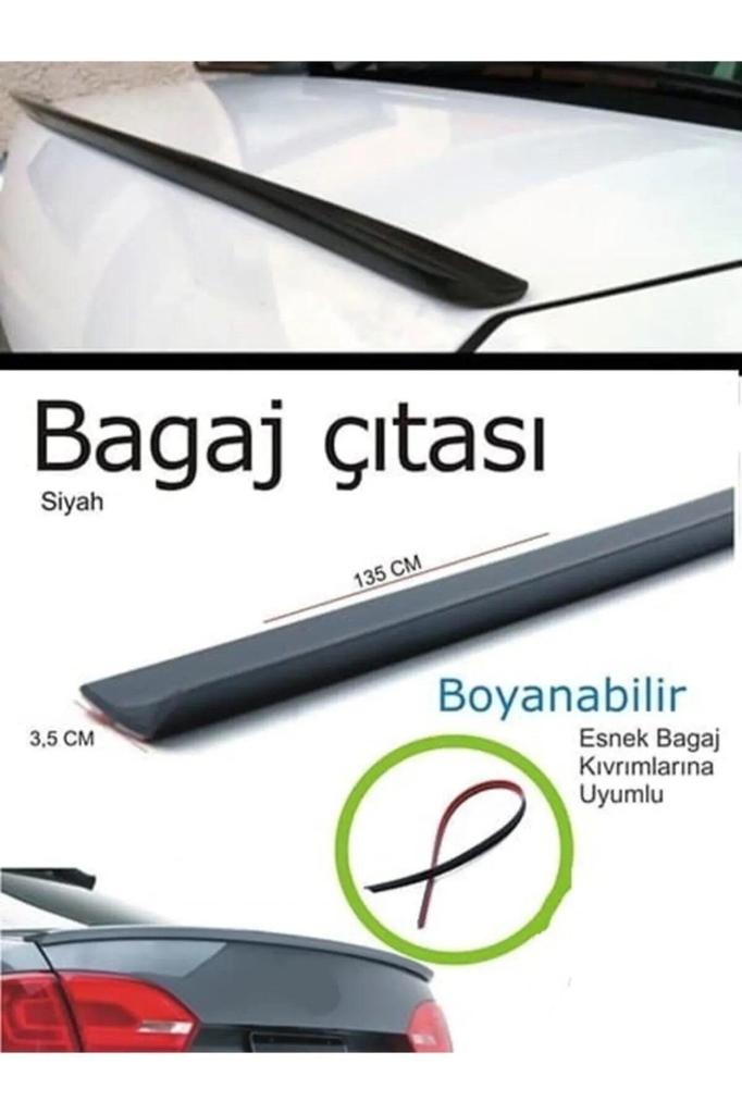 universal car Spoiler Compatible Anatomical Glossy Black Spoiler