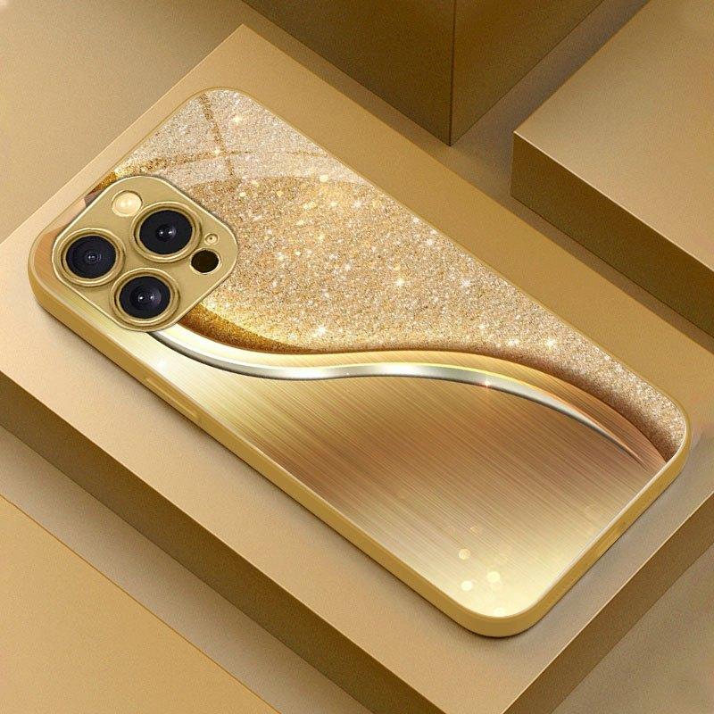 Дизайн 'Золотая Кривая' для iPhone 17, 16 Pro, 16, 15 Pro Max, 15 Plus, 15, 14 Pro Max, 14 Pro, 14, 13, 12 и 11.
