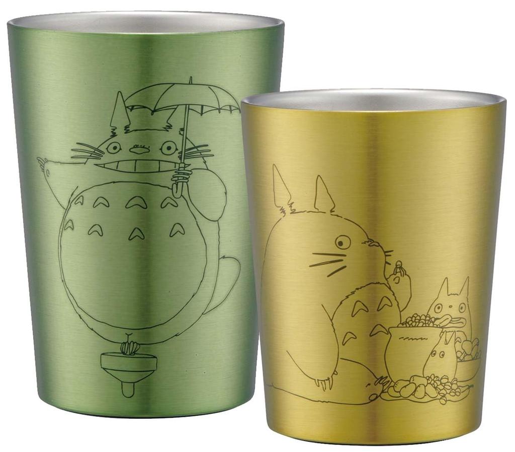 Skater термоизолированный стакан для кофе из нержавеющей стали для магазинов шаговой доступности 400 мл M Мой сосед Тоторо орех Studio Ghibli с вакуумной изоляцией STCV2-A