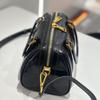 Ретро сумка Boston из вощеной кожи Douxiaozhu