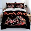 Slayer Heavy Metal Band Music Comforter Bedding Set,Duvet Cover Bed Set Quilt Cover Pillowcase,king Queen Size Bedding Set Kids