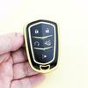 Для Cadillac Escalade ESV SRX STS XTS ELR ATS CTS DTS XT5 CT6 2014 - 2018 Чехол для ключа автомобиля Смарт 4/5 кнопки Сумка-чехол Корпус Брелок