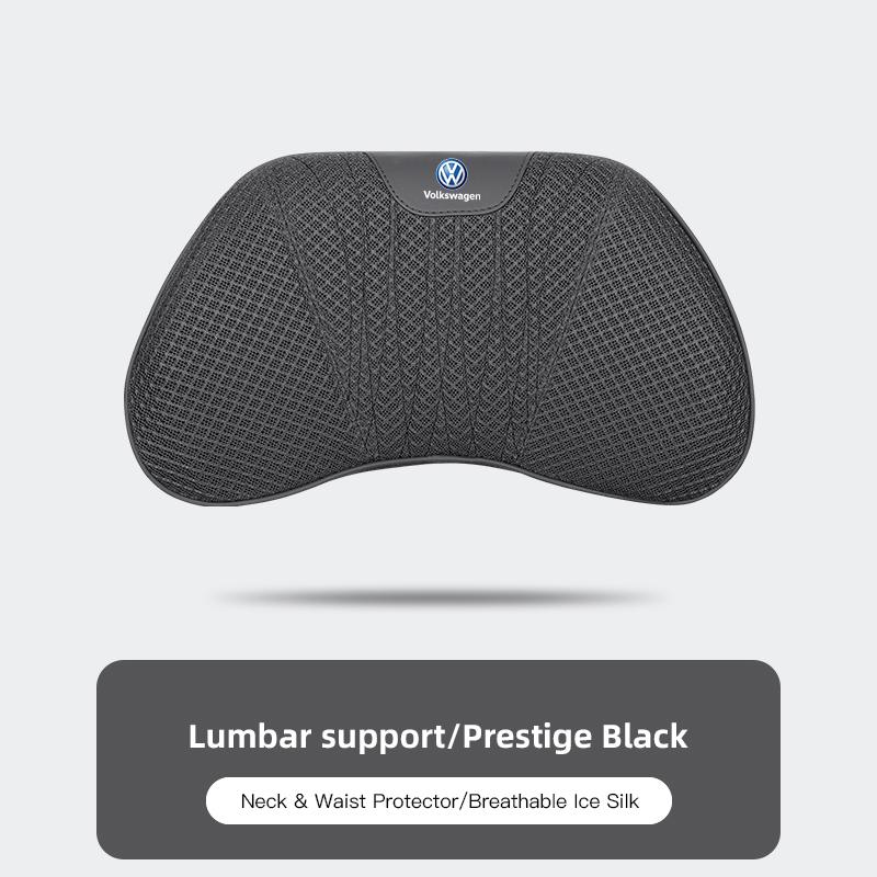 Для VOLKSWAGEN VW Подушка-подголовник для сиденья автомобиля из ледяного шелка, Подушка для сиденья водителя, Подголовник, Подушка для спины Для Volkswagen Polo Golf Tiguan Passat Sharan