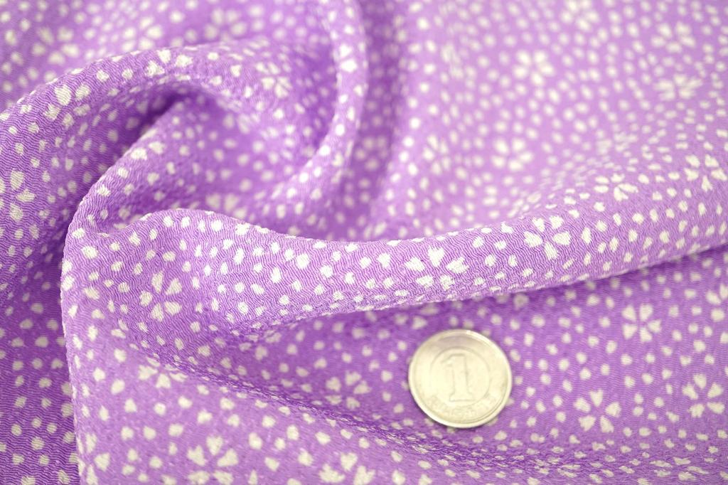 Purple X X Japanese Edo Washable Made In Japanese Tsumami Japanese Miscellaneous Japanese Sold by the Cut [Uni Fiber] [Komon Kobo] [Nikoshi Chirimen]