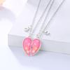 Cross-border Kids' Cartoon Sweet Alloy Best Friends Necklace Set