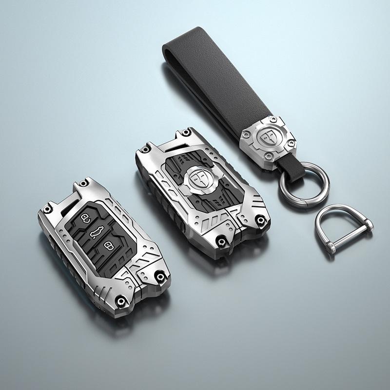 Чехол для ключей в стиле меха для Volkswagen Sagitar/Passat/Lavida - Подарок на Новый год 2024