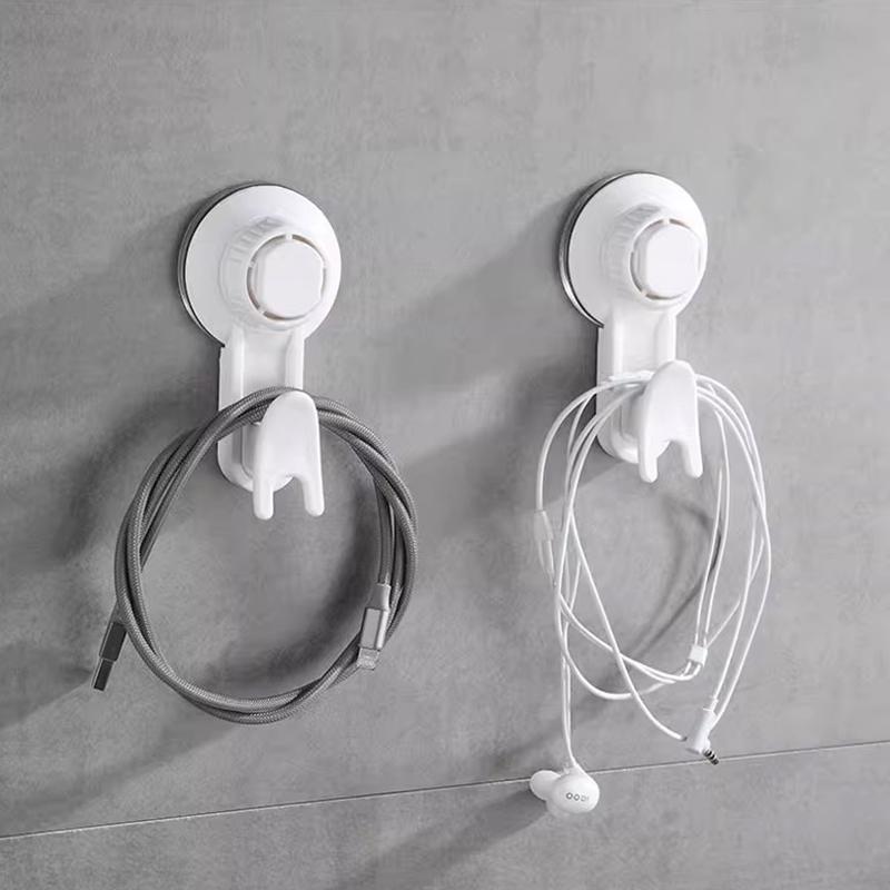 Крючок на присоске, съемный, вакуумный, прочный, крючок для бытовой техники, вешалка для полотенец, органайзер для ванной комнаты и кухни