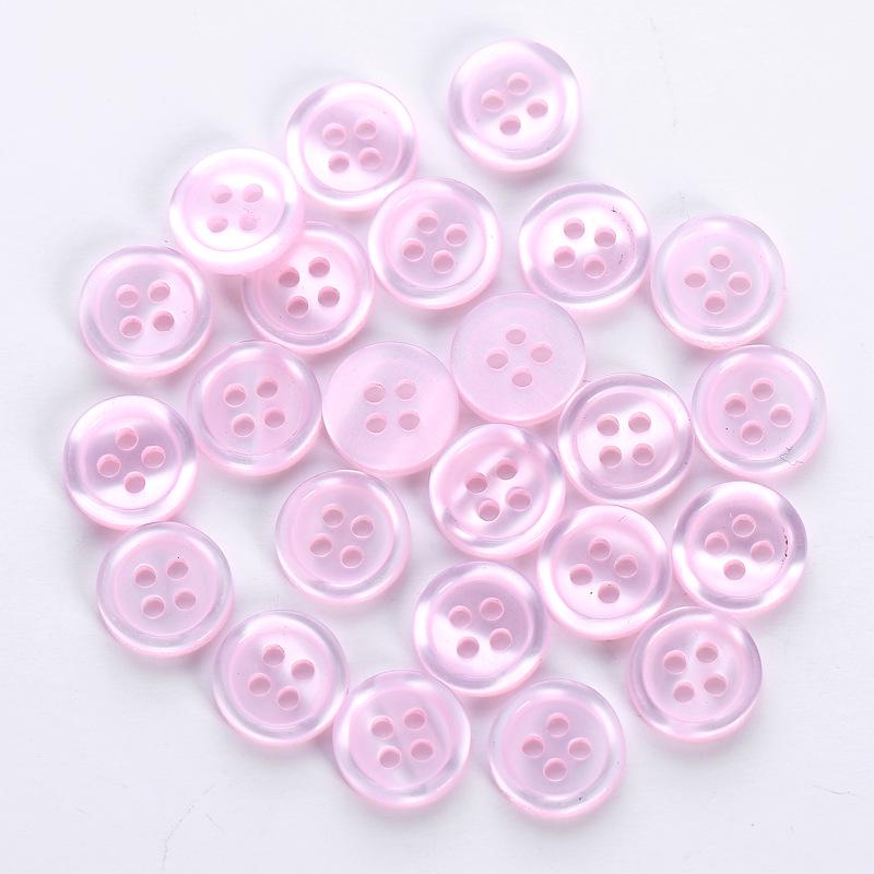 Round 2 Hole Resin Button Sewing Fit Scrapbooking Apparel Crafts Diy Decoration 24PCS