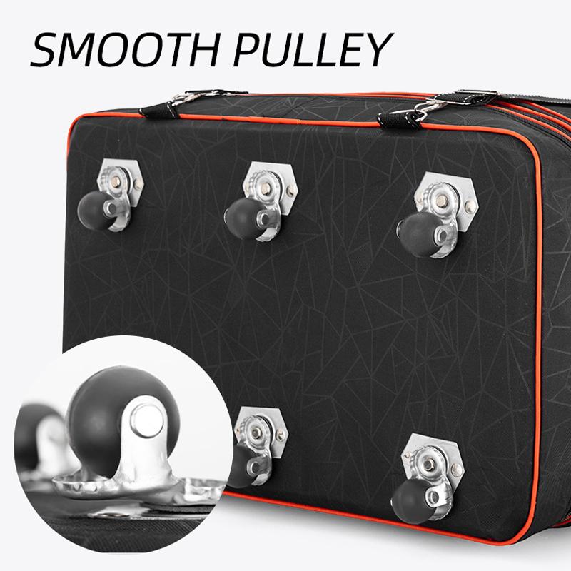 Air Consignment Bag Large-capacity Retractable Folding Travel Bag Universal Wheel Moving Travel Nylon Cloth Duffel Bag