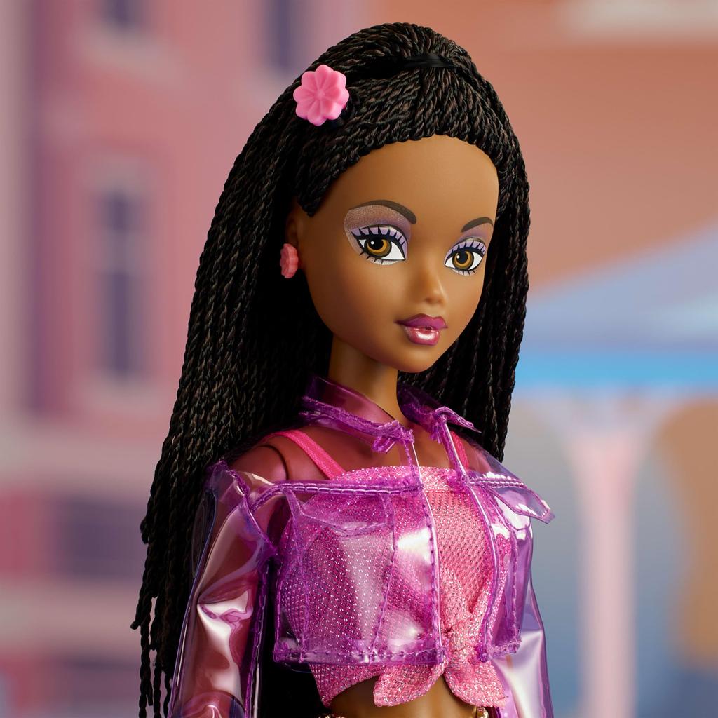 barbie Кукольный домик My Scene Jai Signature Black для ролевых игр для детей от 6 лет и JBH84 Игра в переодевание, Вверх,