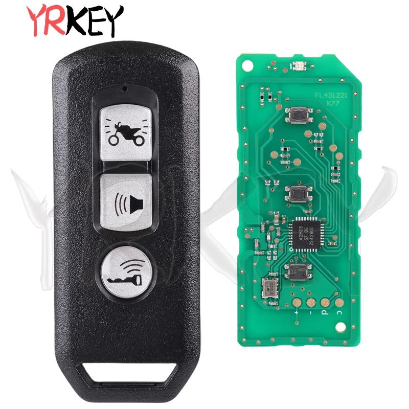 Smart Car Key Fob 433MHz For Honda Motorcycle K01 K77 PCX150 K35V3 Scooter SH 150 ADV Forza 750 300 125 2017 2018 2019 ID47 Chip