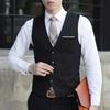 Топы мужские классические деловые Slim Fit жилет-цепочка костюм мужская одежда жилет