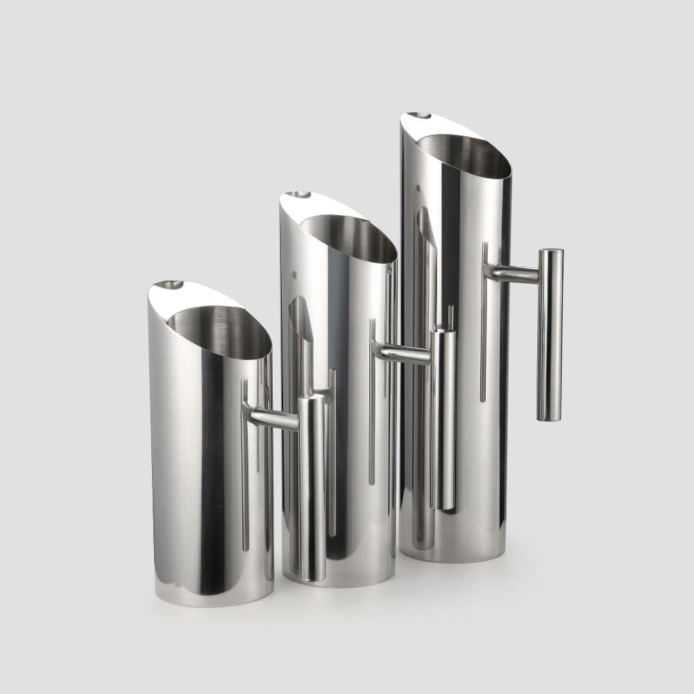 Straight Cold Kettle 1/1.5/2L Pitcher Water Pot Stainless Steel Water Jug  KTV