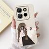 For ITEL A60s A662LM Case For ITEL A60 Cover Silicone Luxury Fashion Flowers Kawaii Girl Cute Shockproof Phone Case Bumper