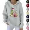 Women's Christmas Hoodie Funny Cute Christmas Holiday Sweatshirt Pullover