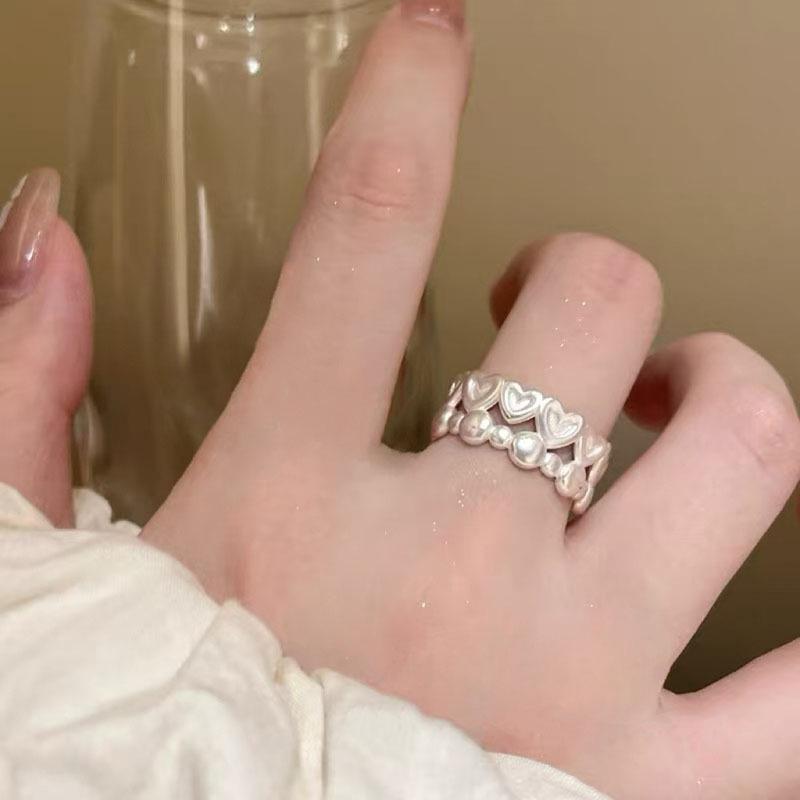 Цветочное кольцо из стерлингового серебра для женщин - Высококачественный дизайн с открытым соединением для осени/зимы