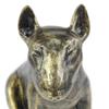 Bull Terrier, Bully I - dog statue, sitting dog for desk, decoration for the living room of a dog lover by Art-Dog
