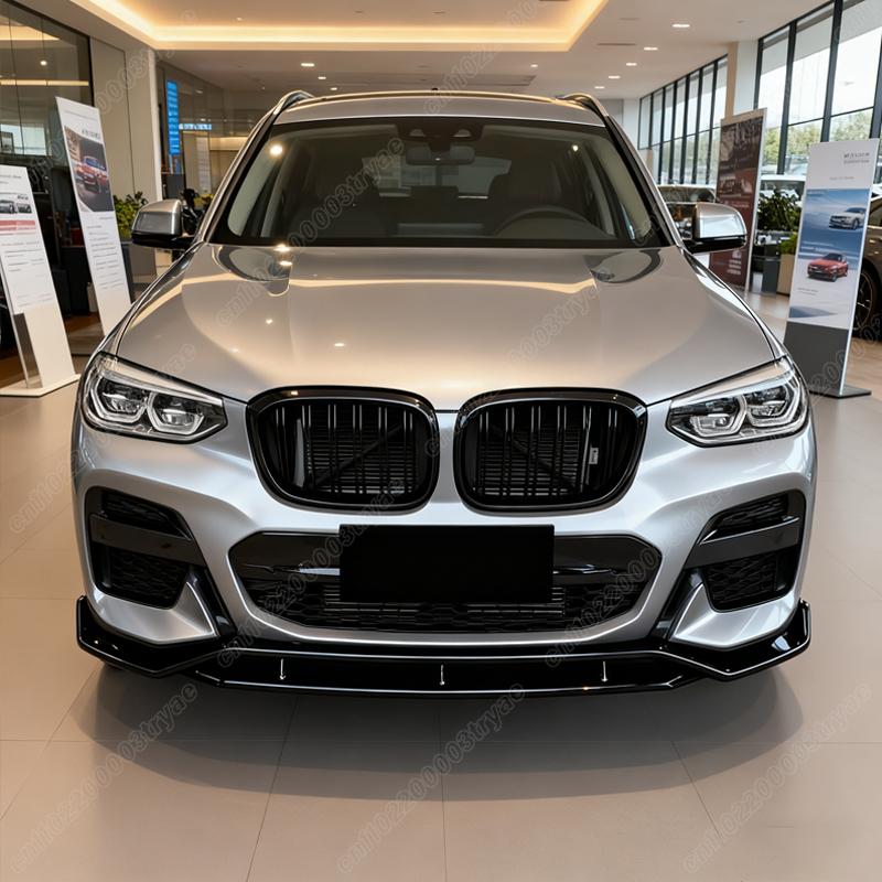 Для BMW X3 G01 X4 G02 M Sport M40i M40d 2017 2018 2019 2020 2021 Автомобильный Передний Бампер Нижняя Губа Сплиттер Комплект Обвеса
